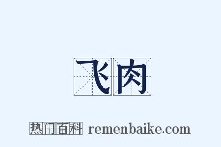 飞肉是什么意思的图片
